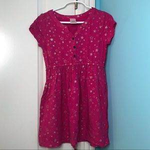 silver star pink dress!!